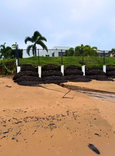 rock bag, gabion, erosion control, scour protection system, beach erosion, sand nourishment, sand dune protection